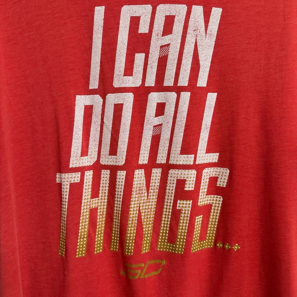 Under Armour Steph Curry I Can Do All Things Mens Shirt XL Vintage